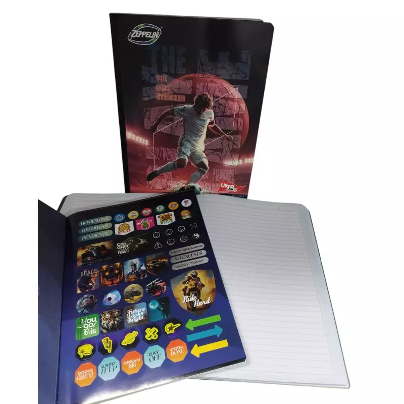 Cuaderno Cosido Zeppelin Ultra Shiny Grande 20.3cmx26.2cm | CD 010416