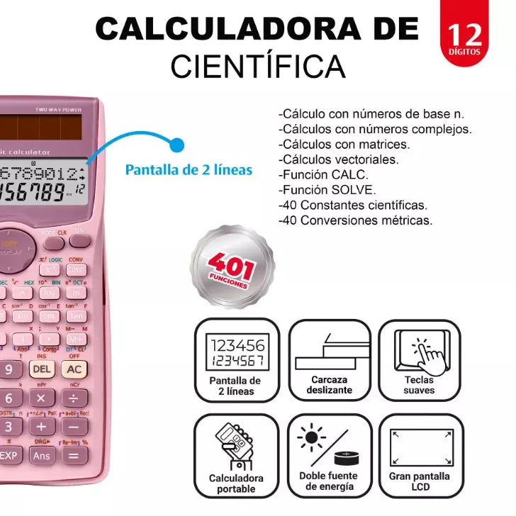 Calculadora Científica Offi Esco OE987 | 051805