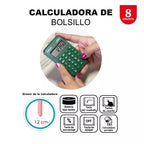 Calculadora Offi Esco 8 Dígitos Mini OE955 | CD 051807