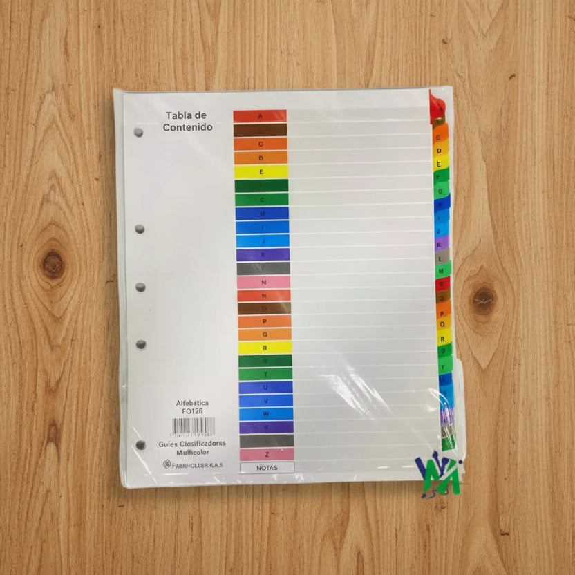 Guía Alfabética/Numérica 1-31 | CD 041932
