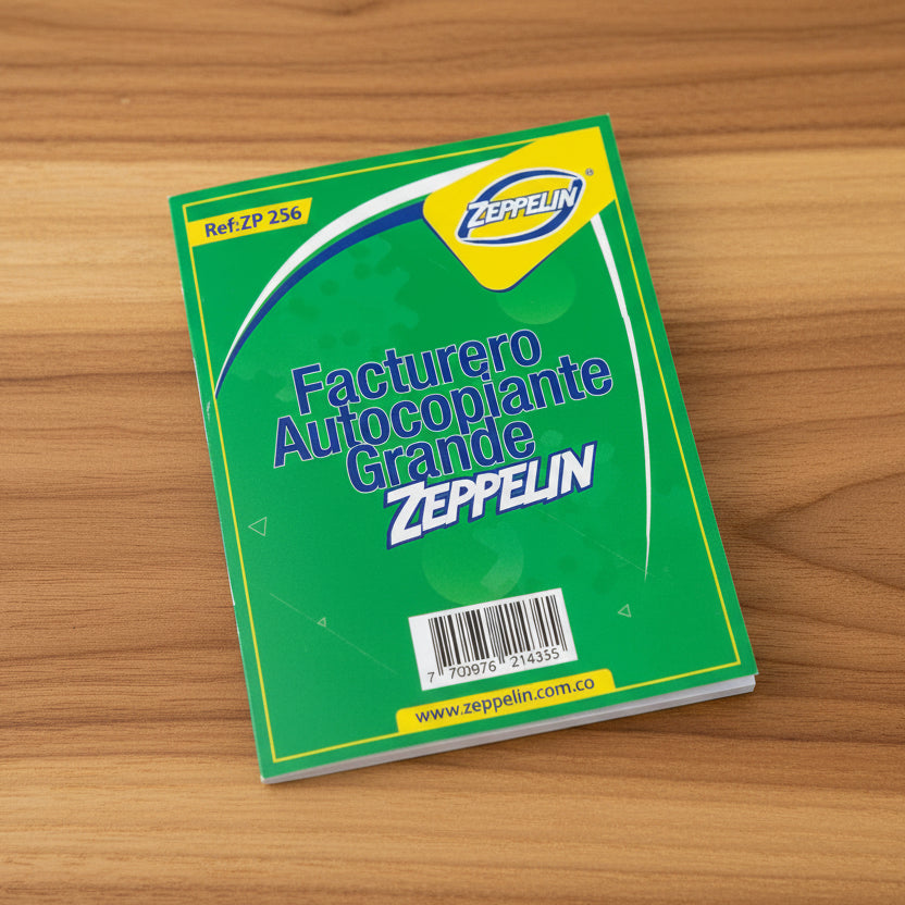Facturero Autocopiante Grande Zeppelin | CD 060127
