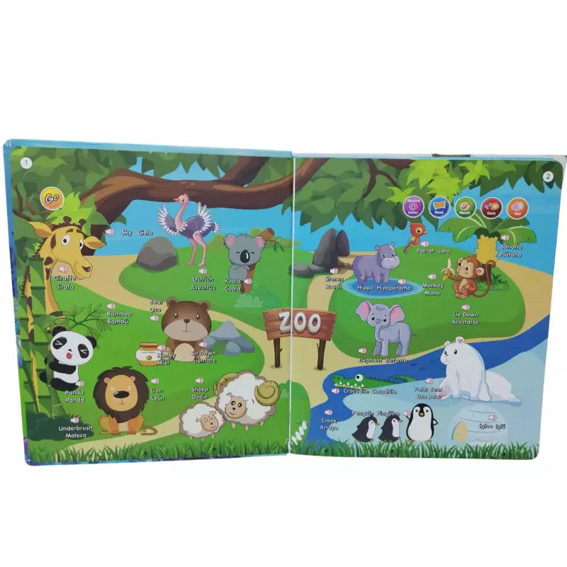 Libro Interactivo con Sonido en Ingles y Español | CD 350041