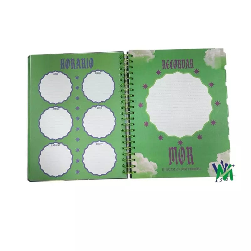 Agenda Argollada 7 Materias Grande 105 Primavera Ferxxo | CD 010147