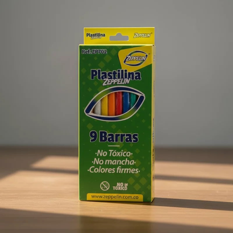 Plastilina 9 Barras Larga Zeppelin | CD 0555