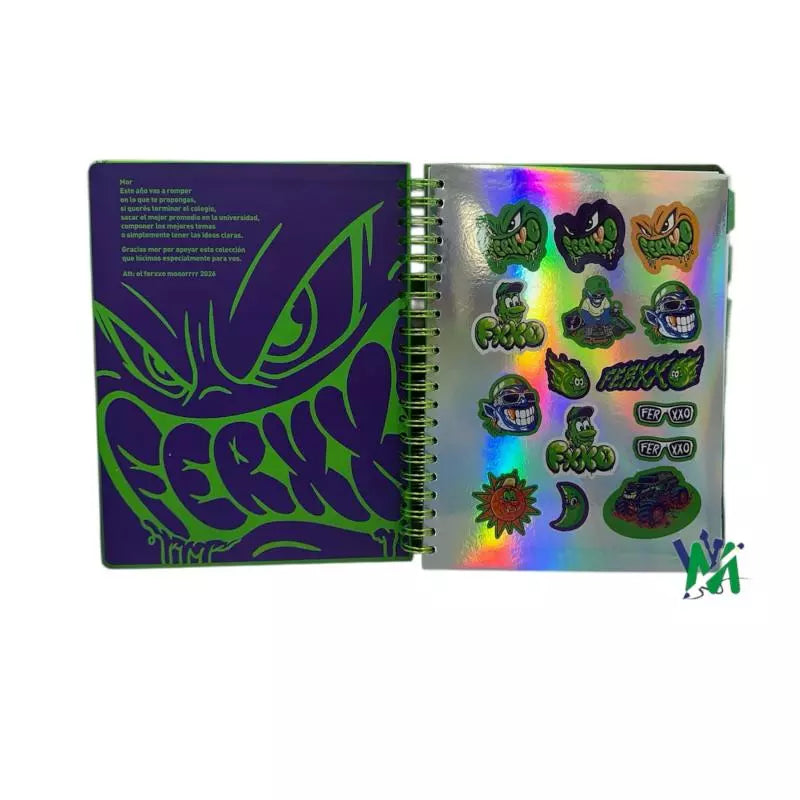 Agenda Argollada 7 Materias Grande 105 Primavera Ferxxo | CD 010147