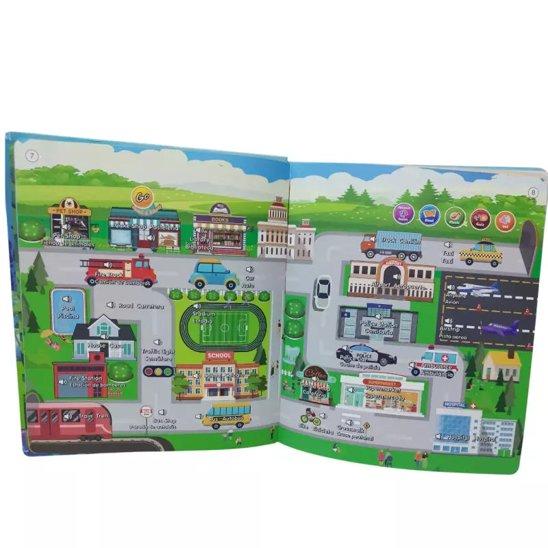 Libro Interactivo con Sonido en Ingles y Español | CD 350041