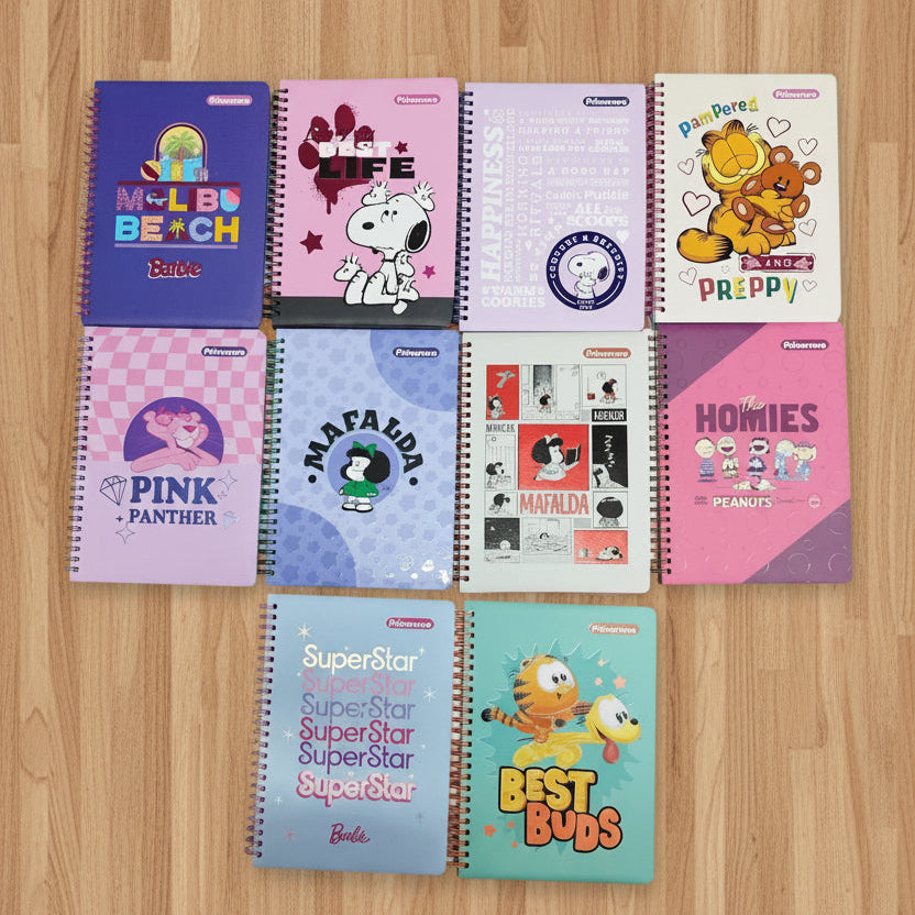Cuaderno Primavera Argollado 85 Pasta Dura 80h | CD010042