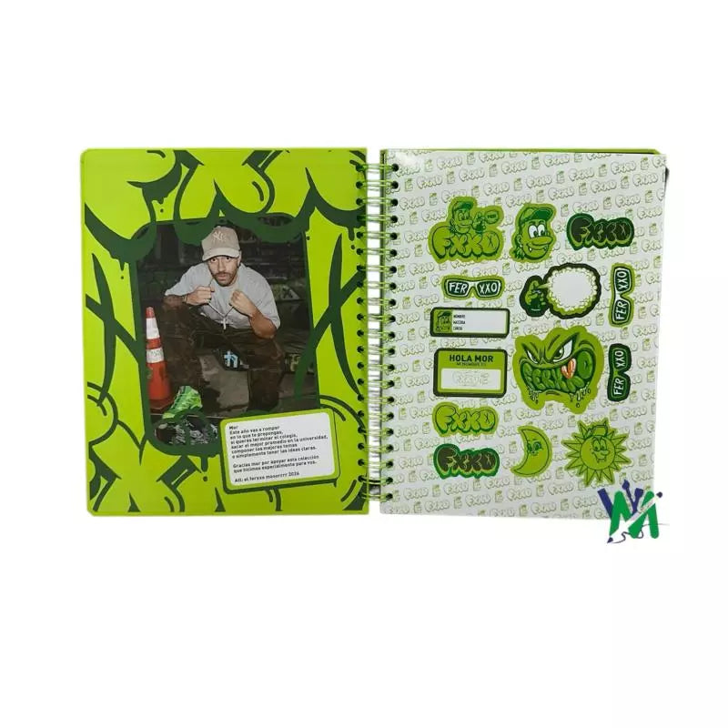 Agenda Argollada 7 Materias Grande 105 Primavera Ferxxo | CD 010147