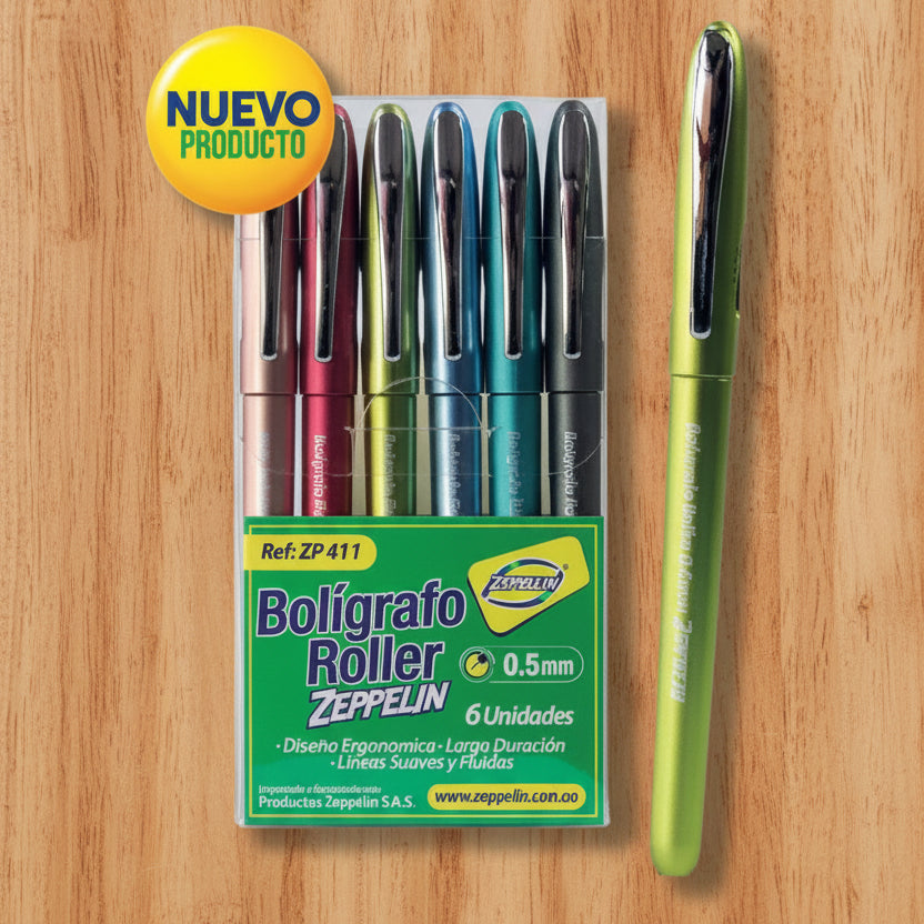 Lapicero Roller Zeppelin x6 | CD 4783