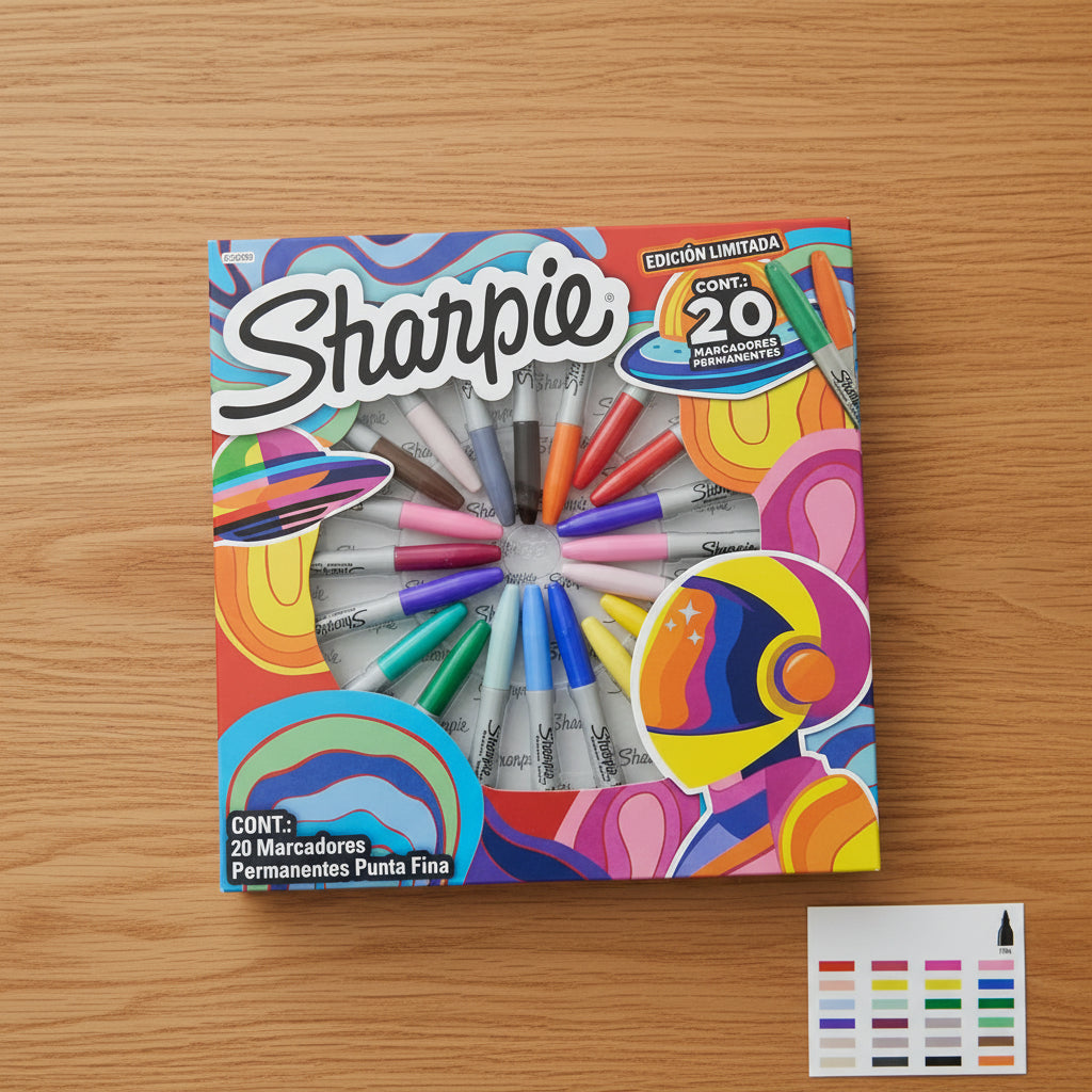Marcador Ruleta Sharpie x20 | CD 020352