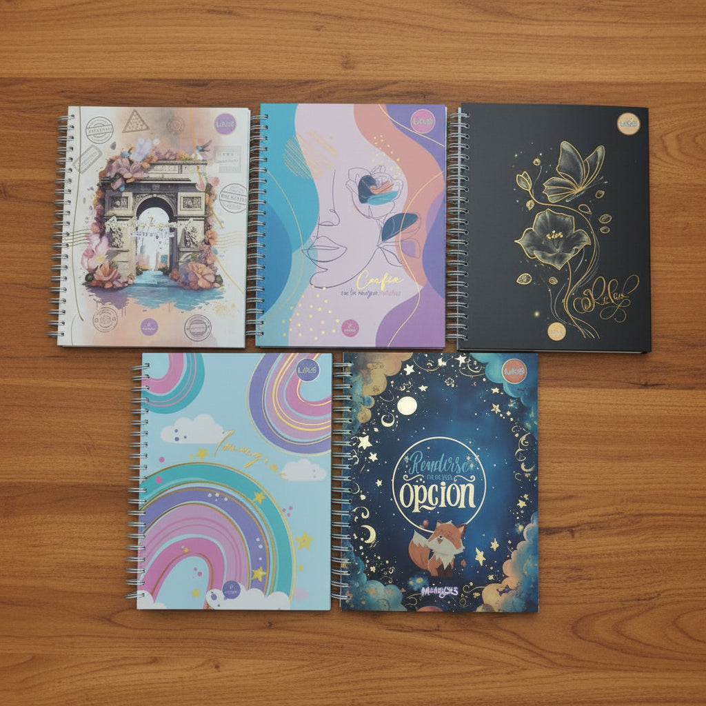 Cuaderno Lukis/Desing Argollado Grande 105 6 Materias REF025 | CD 011132