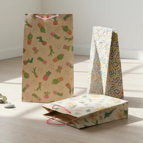Bolsa Regalo Kraf Estampada Grande | CD 300130