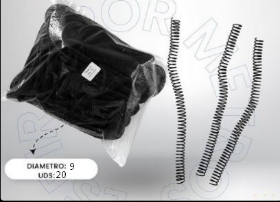 Espiral plastico 9mm | CD 211110