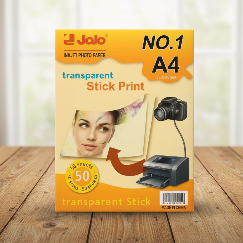 Papel Fotografico Jojo Adhesivo Transparente | CD 6249
