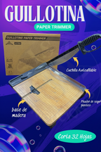 Guillotina Madera 11"x12" | CD 051947