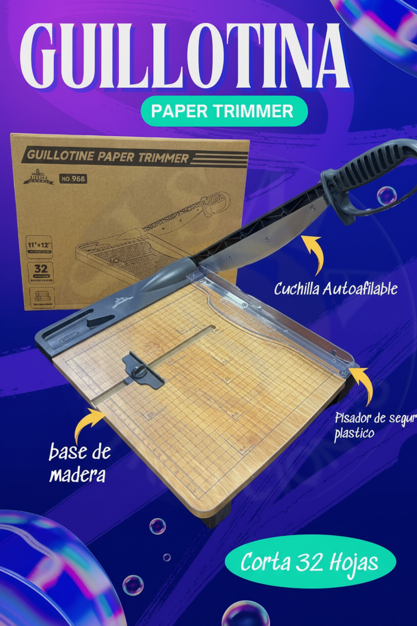 Guillotina Madera 11"x12" | CD 051947