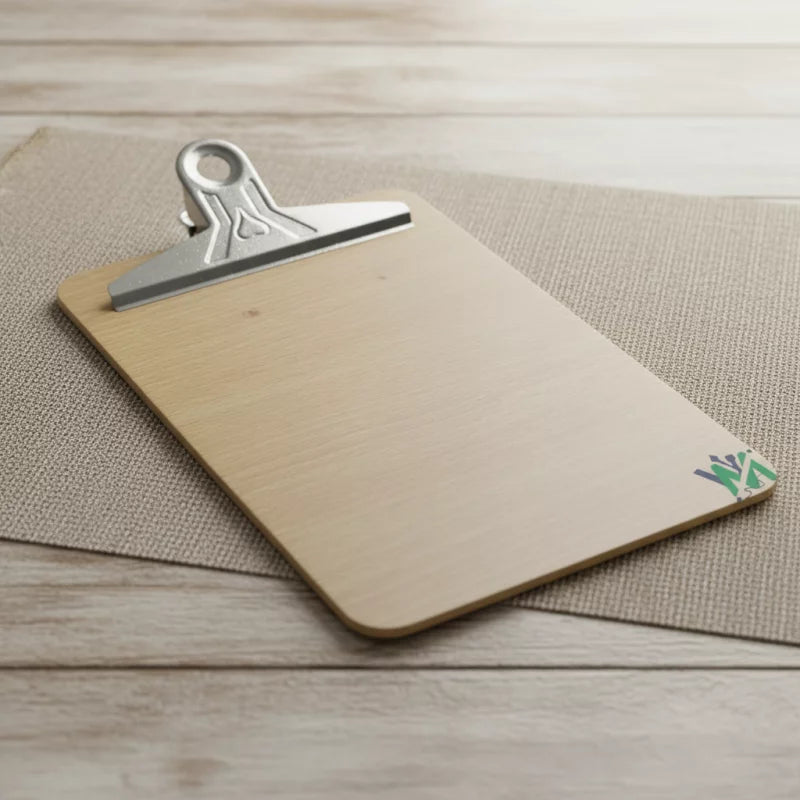 Tabla Planillera 1/2 Carta de Madera | CD 040462