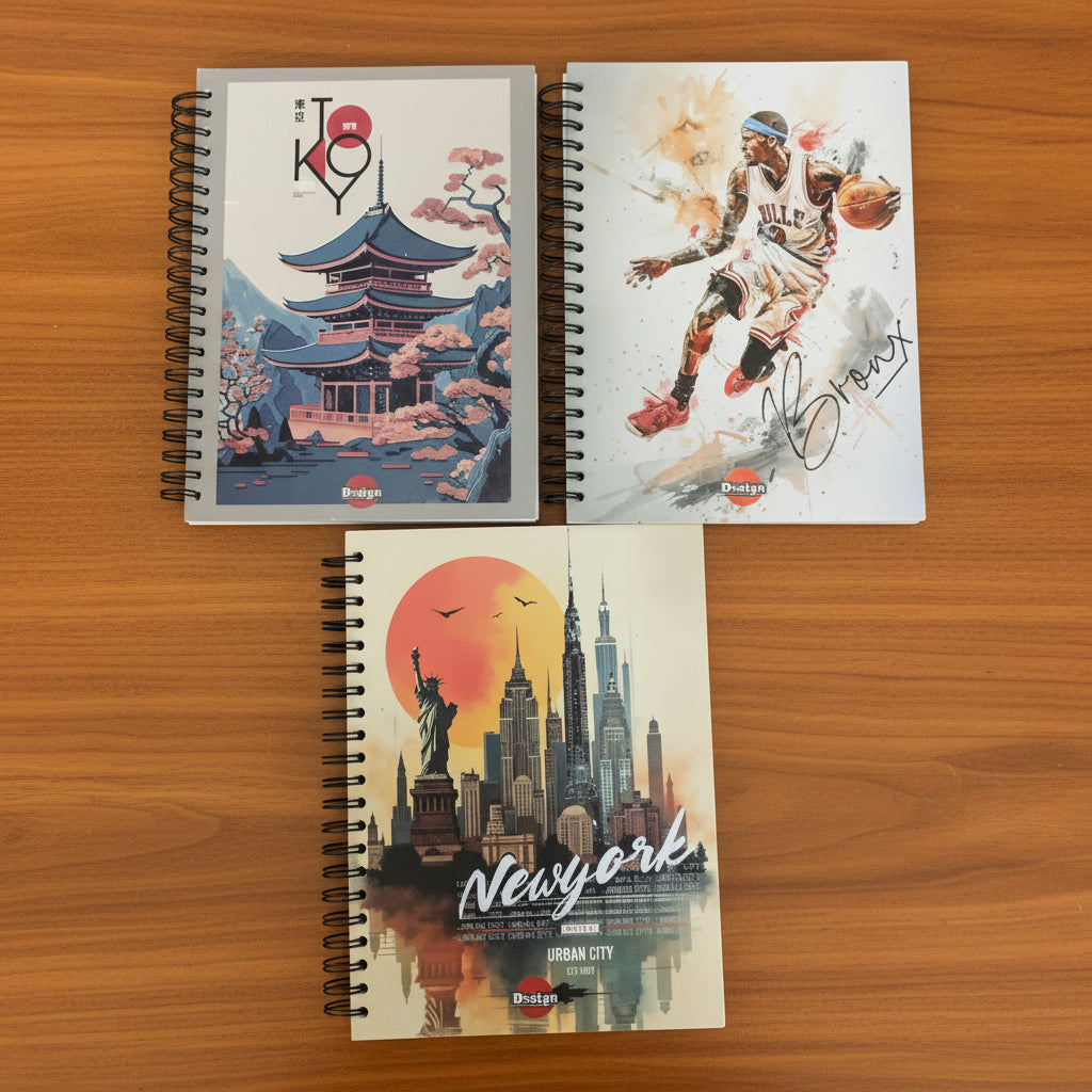 Cuaderno Lukis/Desing Argollado Grande 105 6 Materias REF025 | CD 011132