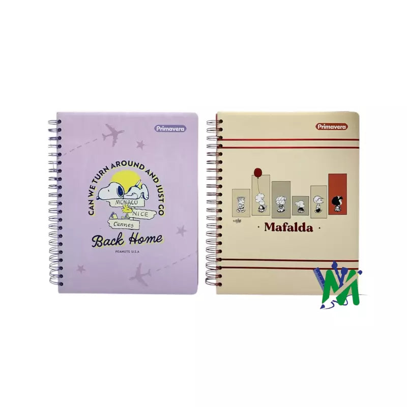 Agenda Argollada 5 Materias Grande 105 Primavera | CD 010137