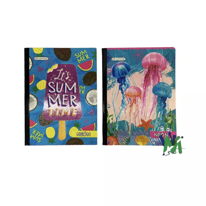 Cuaderno Neon Cosido 100h | CD 010018