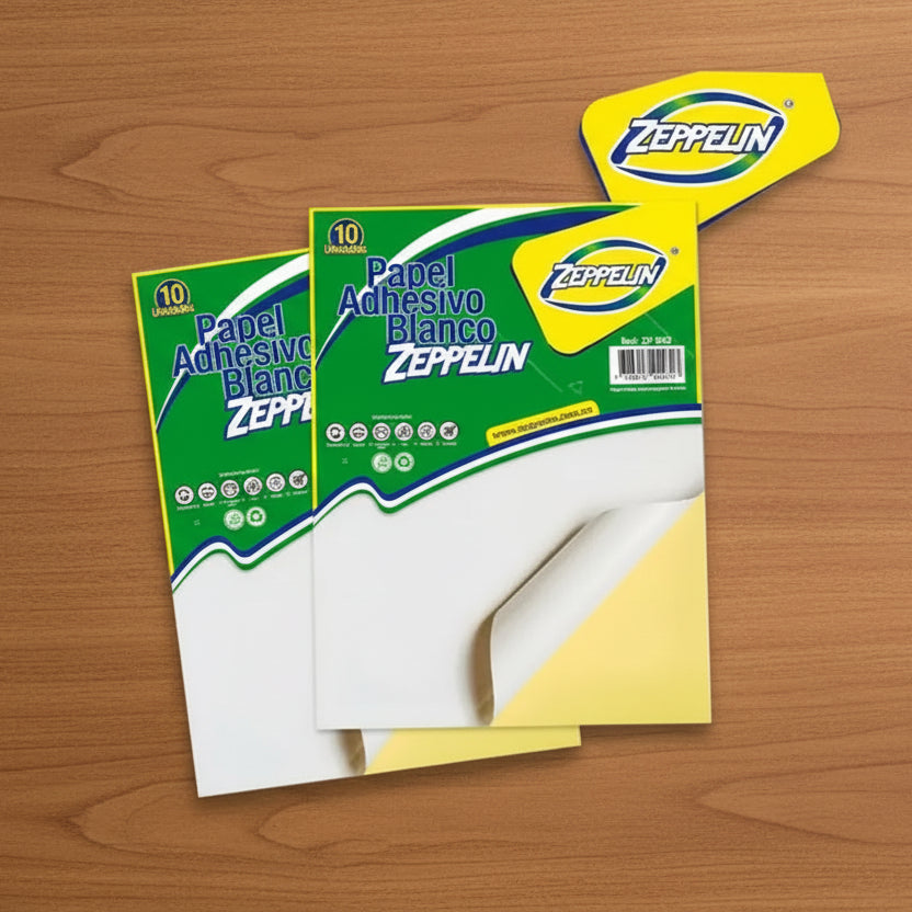 Papel Adhesivo Blanco Zeppelin | CD 4866