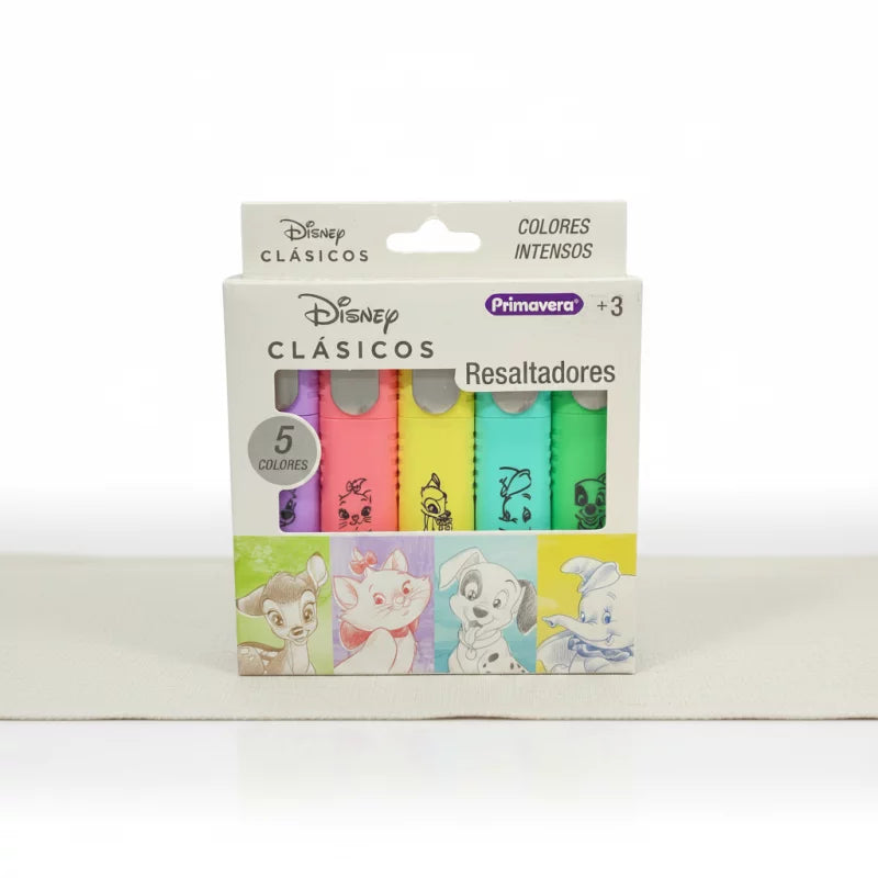 Resaltador Disney x5 Primavera | CD 040853