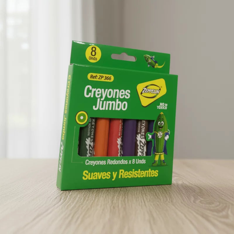 Creyones Jumbo x8 Zeppelin ZP366 | CD 4828
