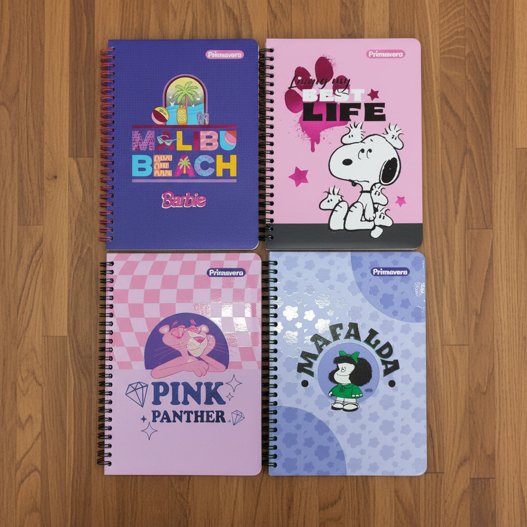 Cuaderno Primavera Argollado 85 Pasta Dura 80h | CD010042