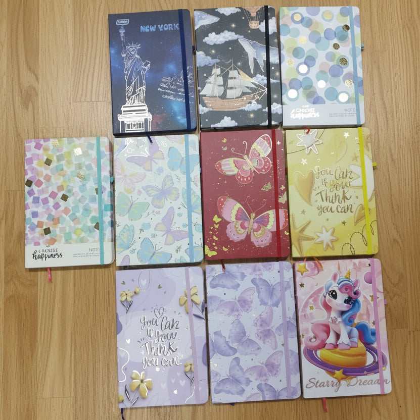 Agenda pasta dura A5 media carta Clark 14*21cm | CD 051098